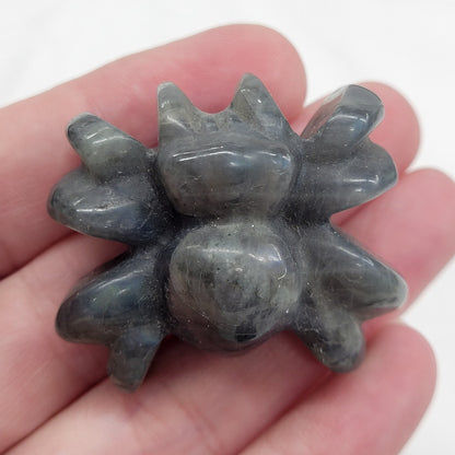 Labradorite spider carvings