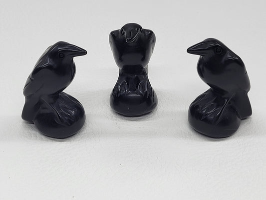 Raven carvings - small