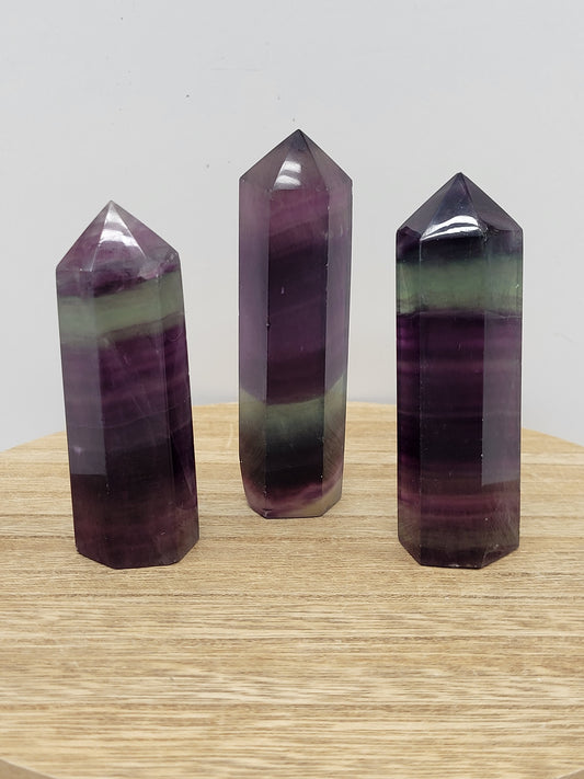 Rainbow Fluorite tower