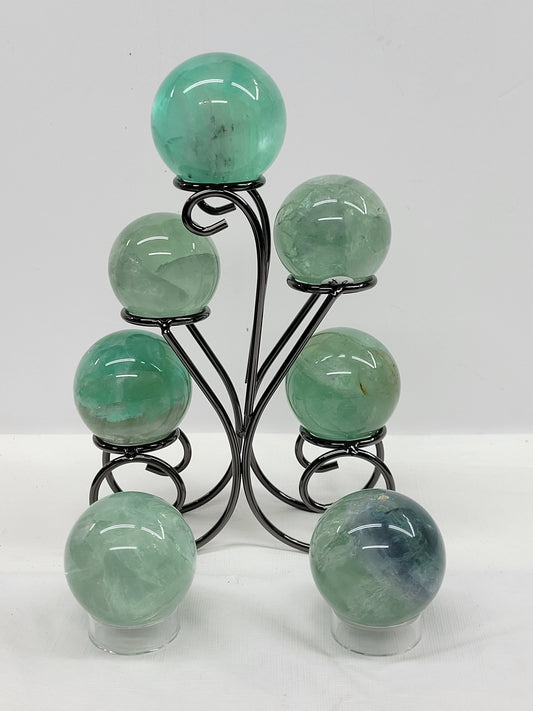 Green Fluorite spheres