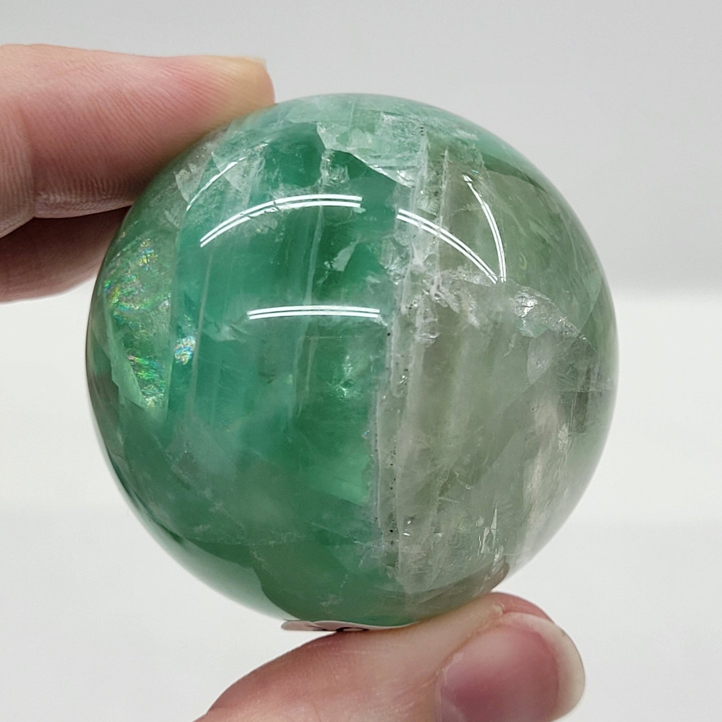 Green Fluorite spheres