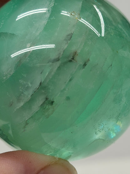 Green Fluorite spheres