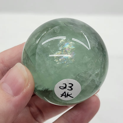 Green Fluorite spheres