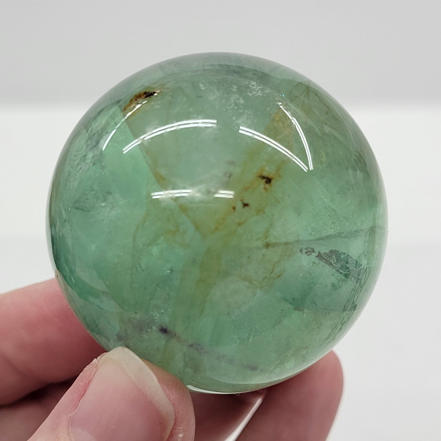 Green Fluorite spheres