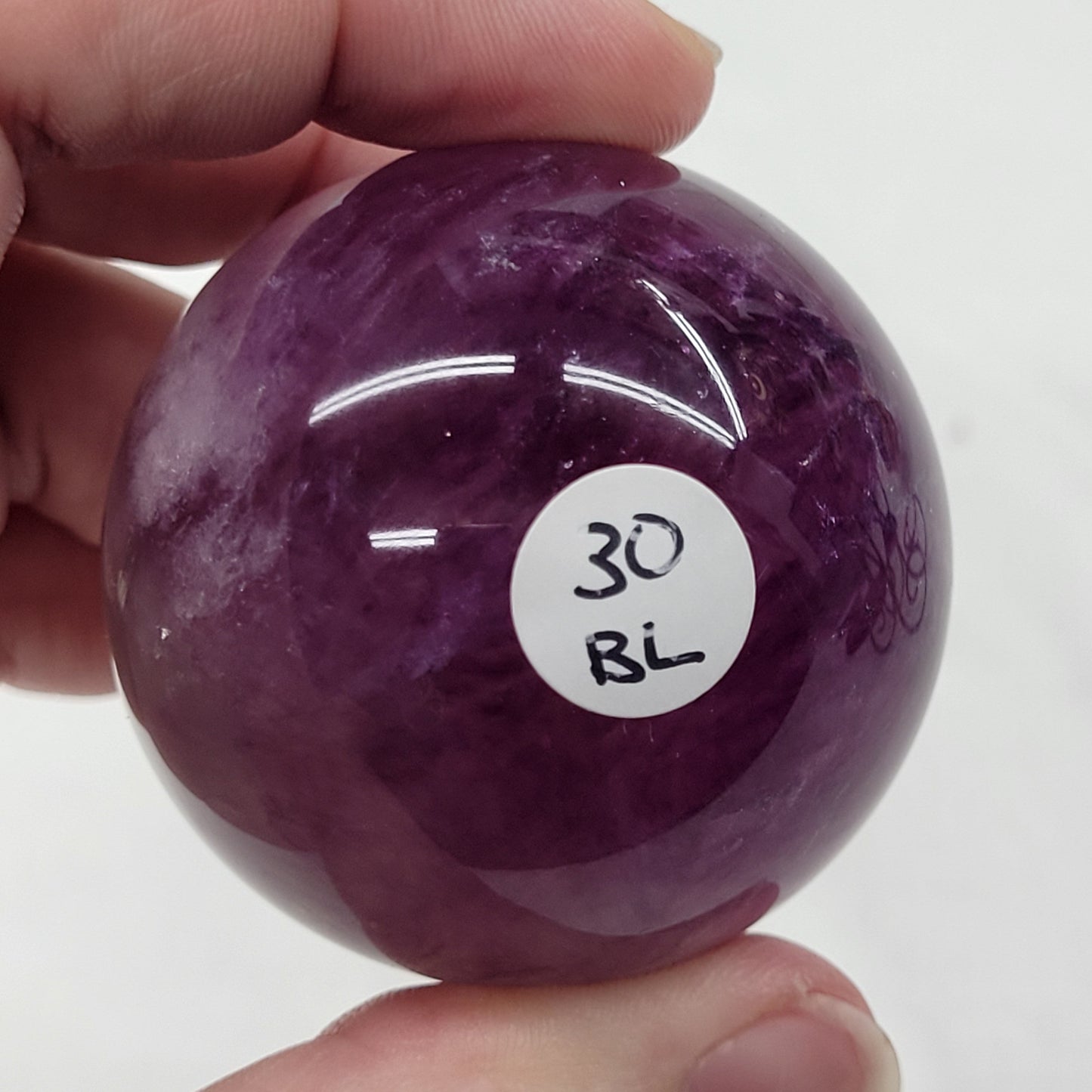 Purple Fluorite spheres