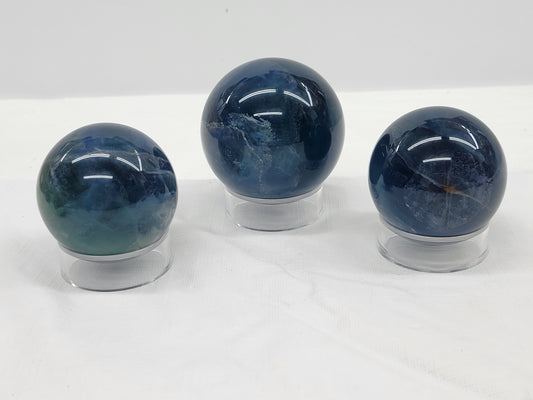 Blue Fluorite spheres