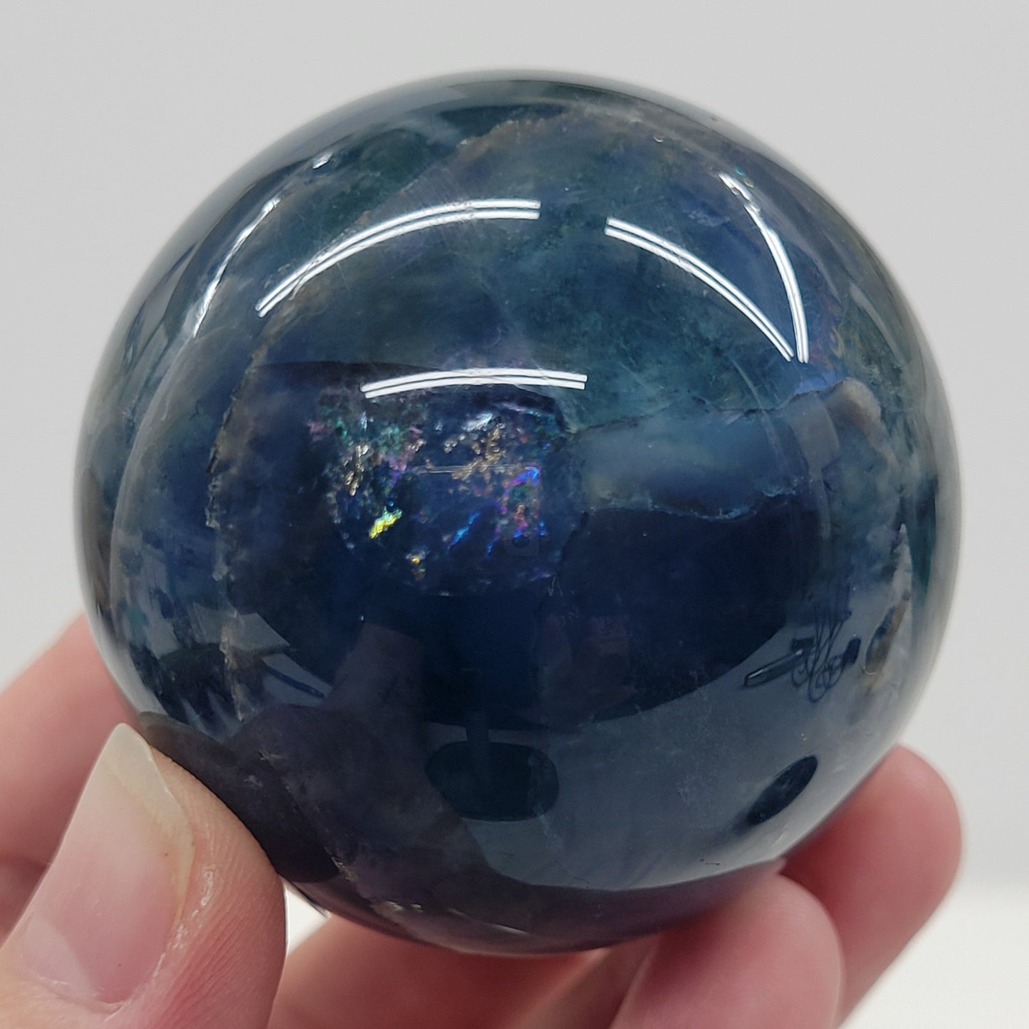 Blue Fluorite spheres