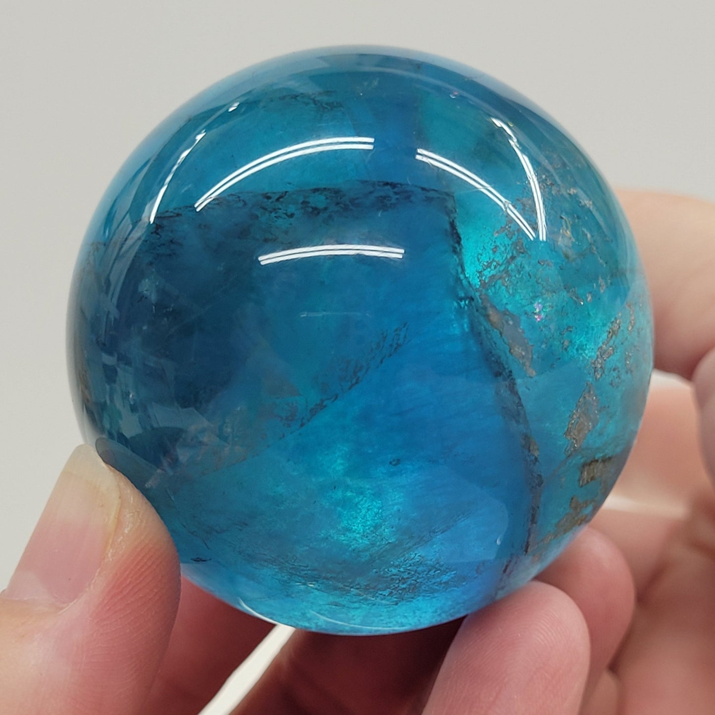 Blue Fluorite spheres