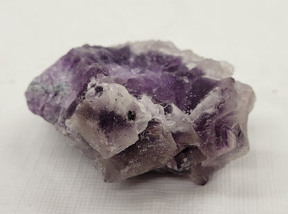 Purple Octahedral fluorite specimen