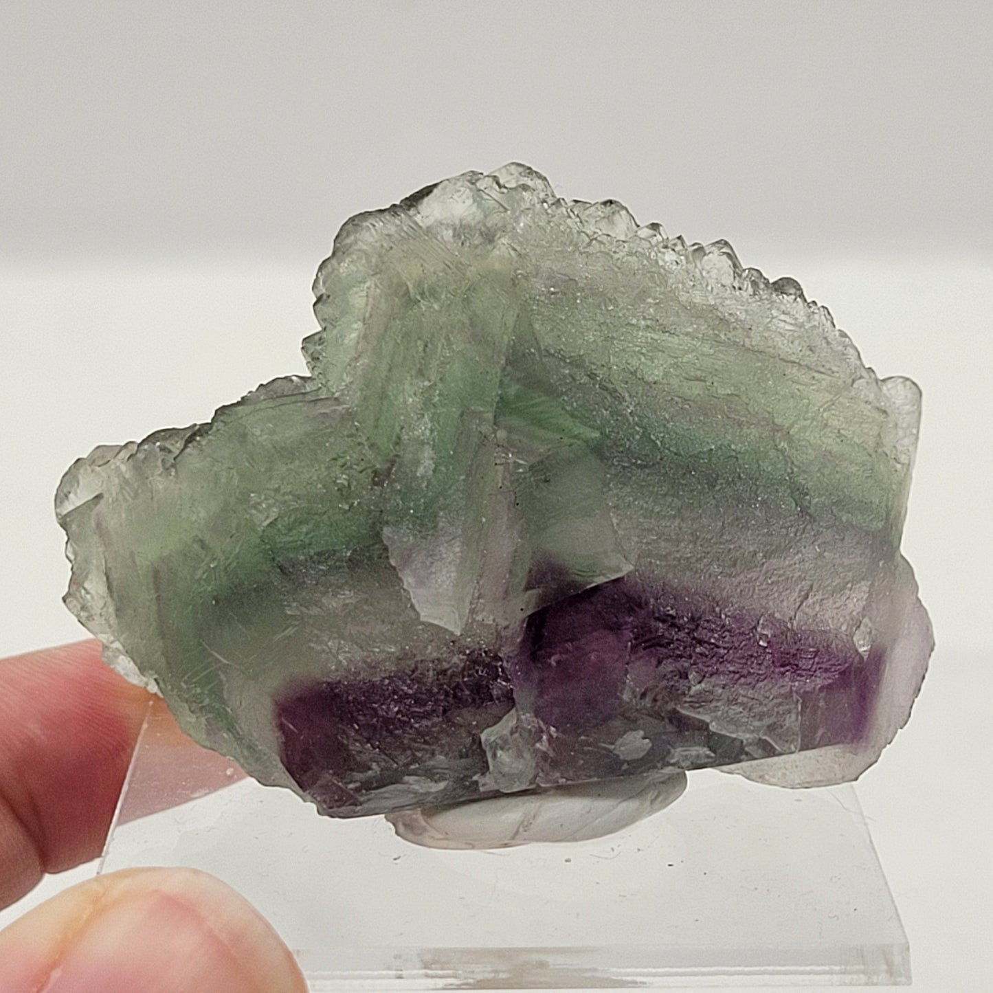 Green Stepped Fluorite specimen