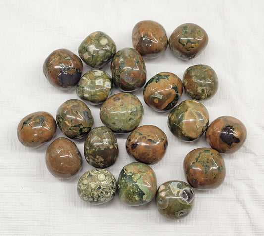 Rainforest Jasper tumbles