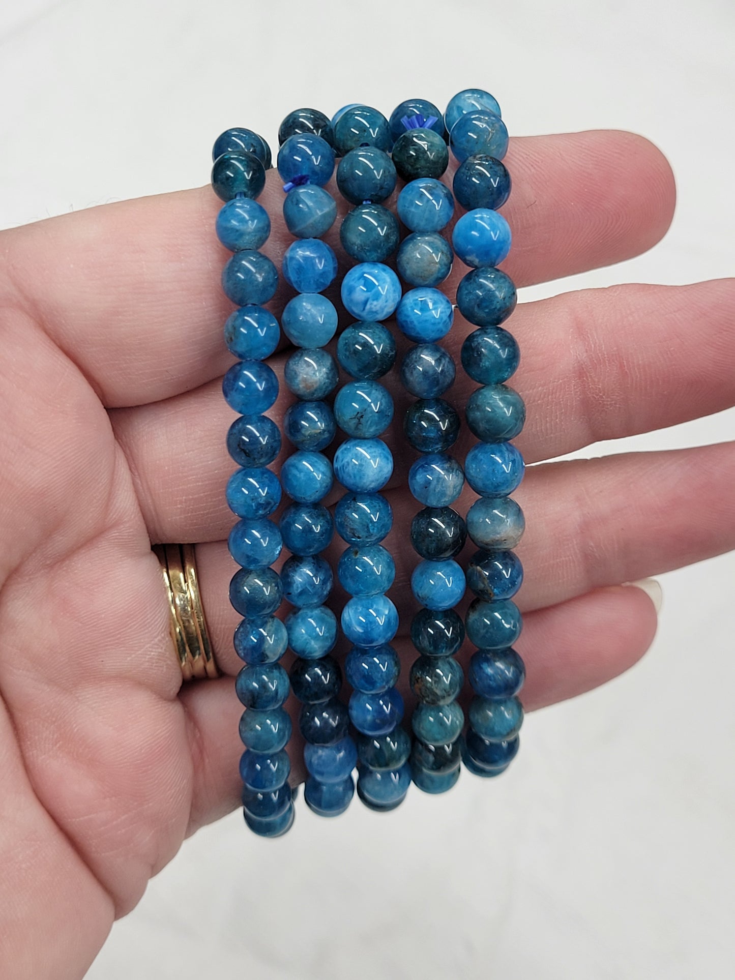 Blue Apatite bracelet