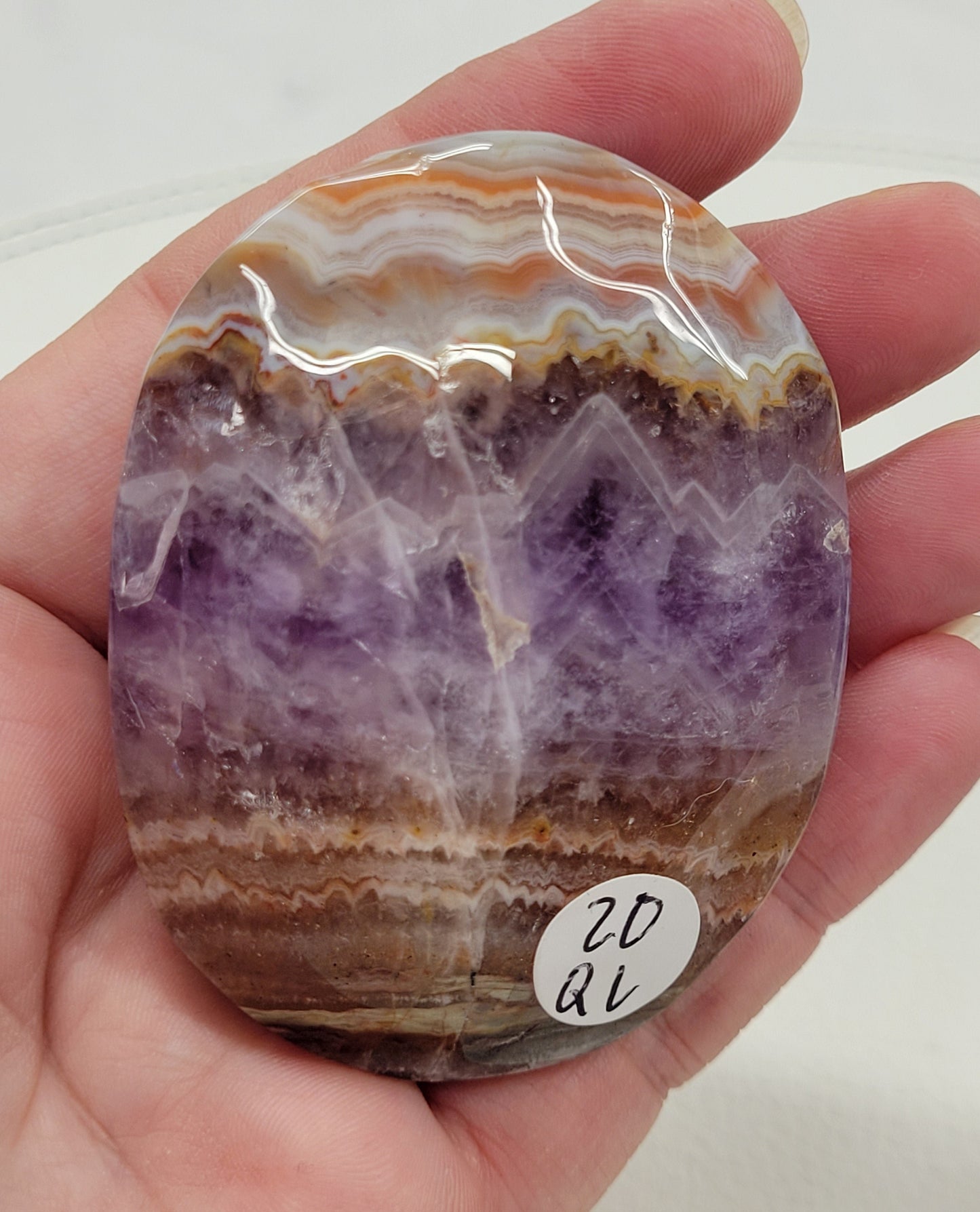 Palm - Amethyst w/ Agate