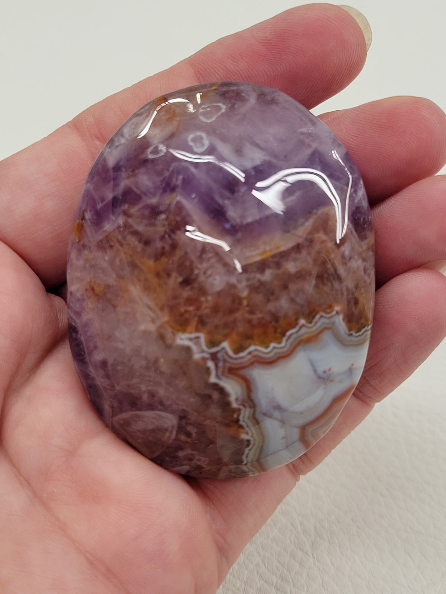 Palm - Amethyst w/ Agate