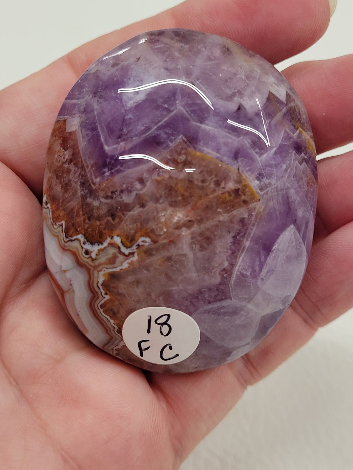 Palm - Amethyst w/ Agate