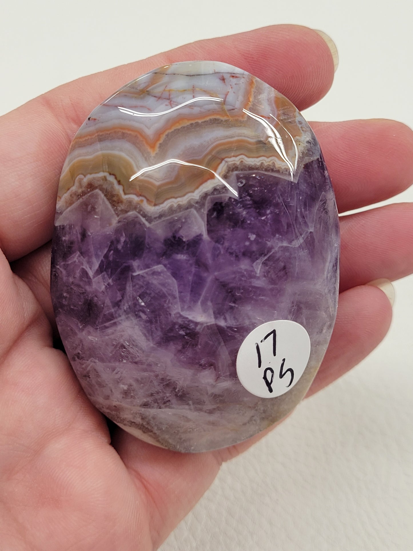 Palm - Amethyst w/ Agate