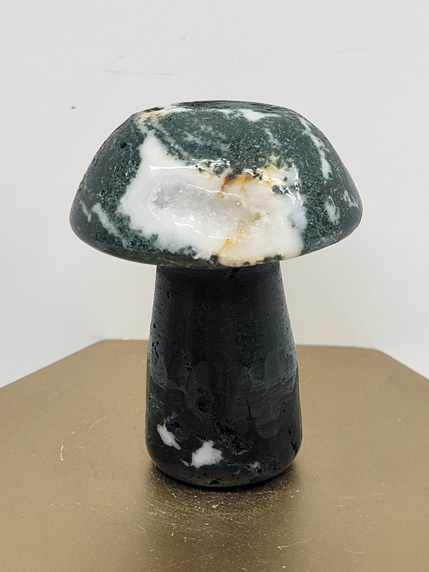 Moss Agate mushrooms (large)