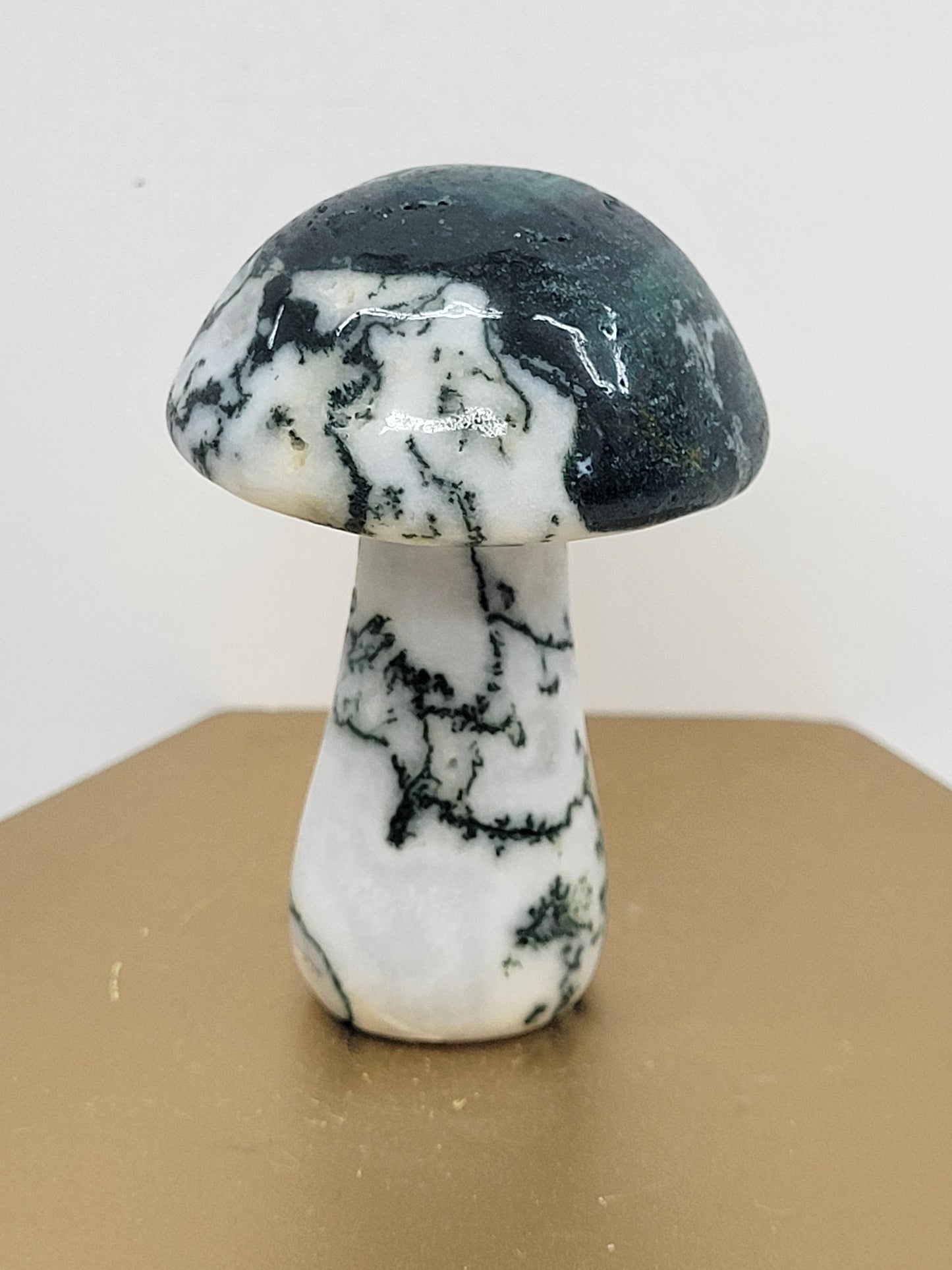 Moss Agate mushrooms (large)