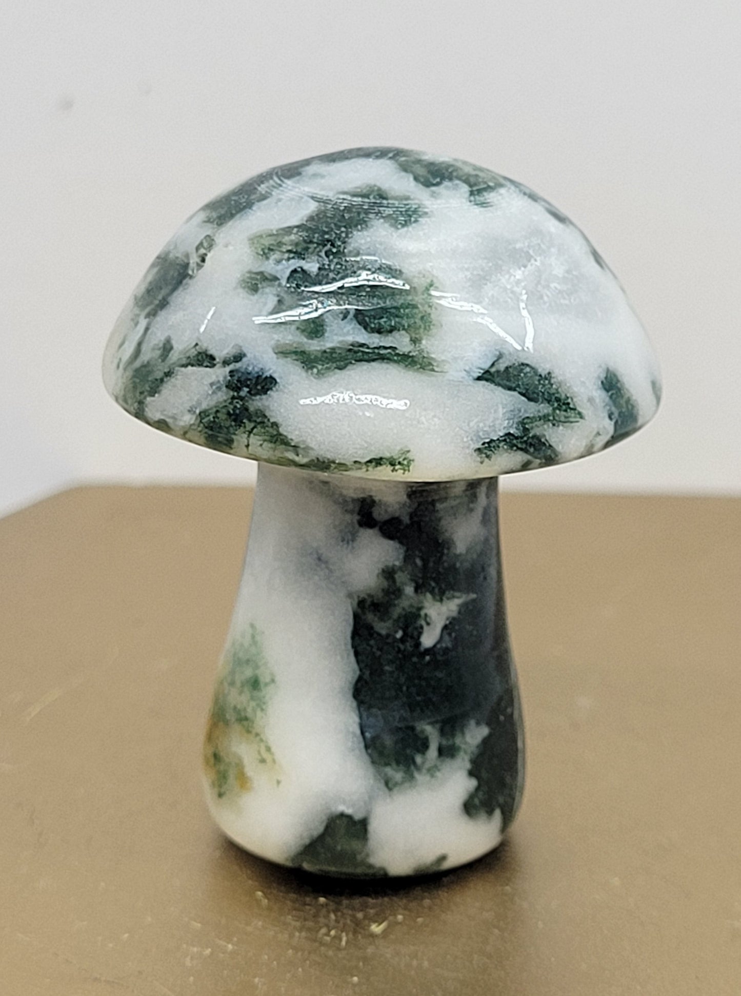 Moss Agate mushrooms (large)