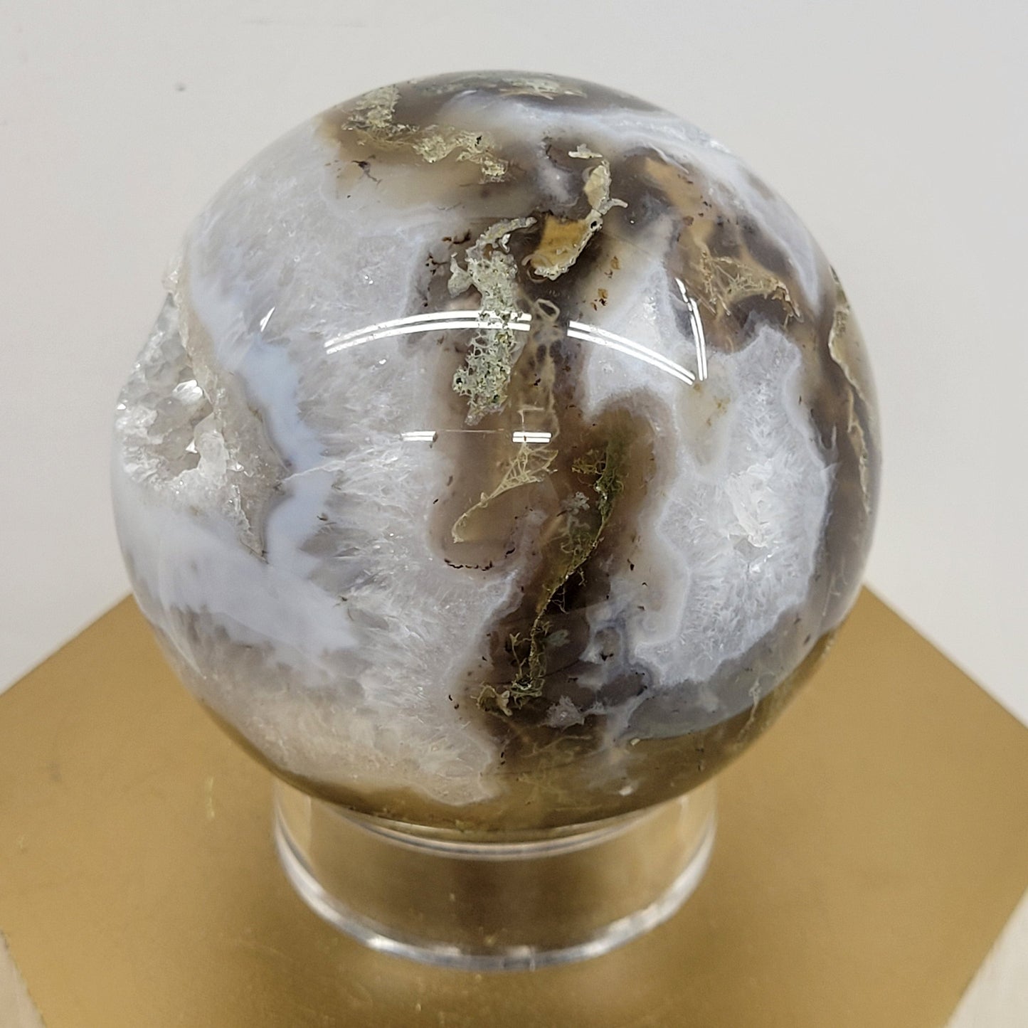 Moss Agate sphere