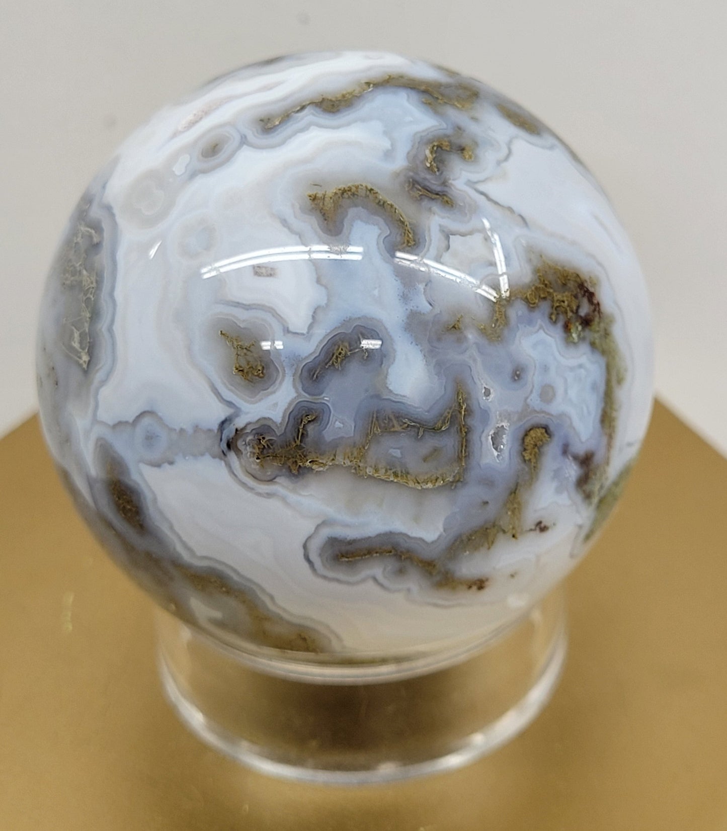 Moss Agate sphere