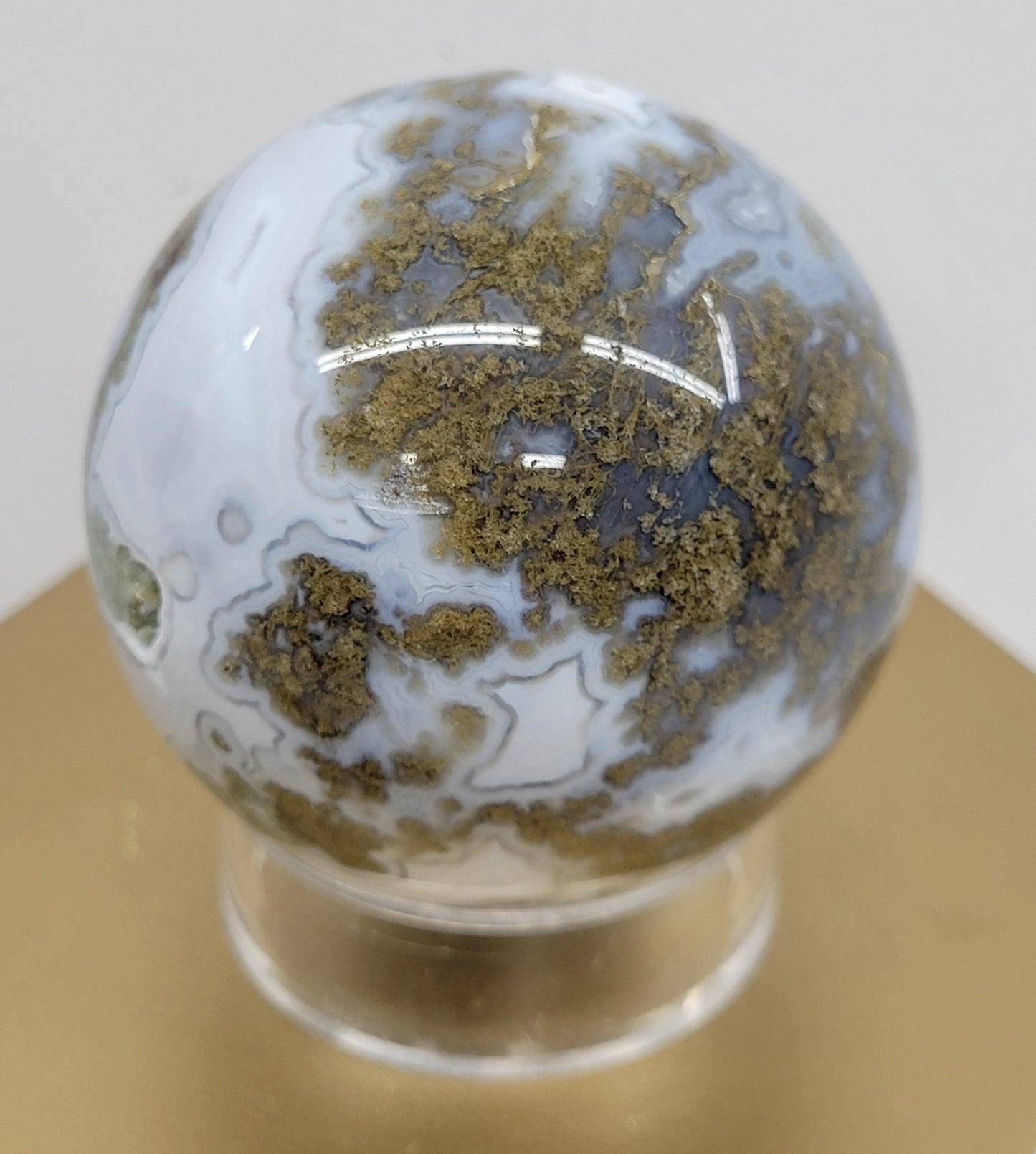 Moss Agate sphere