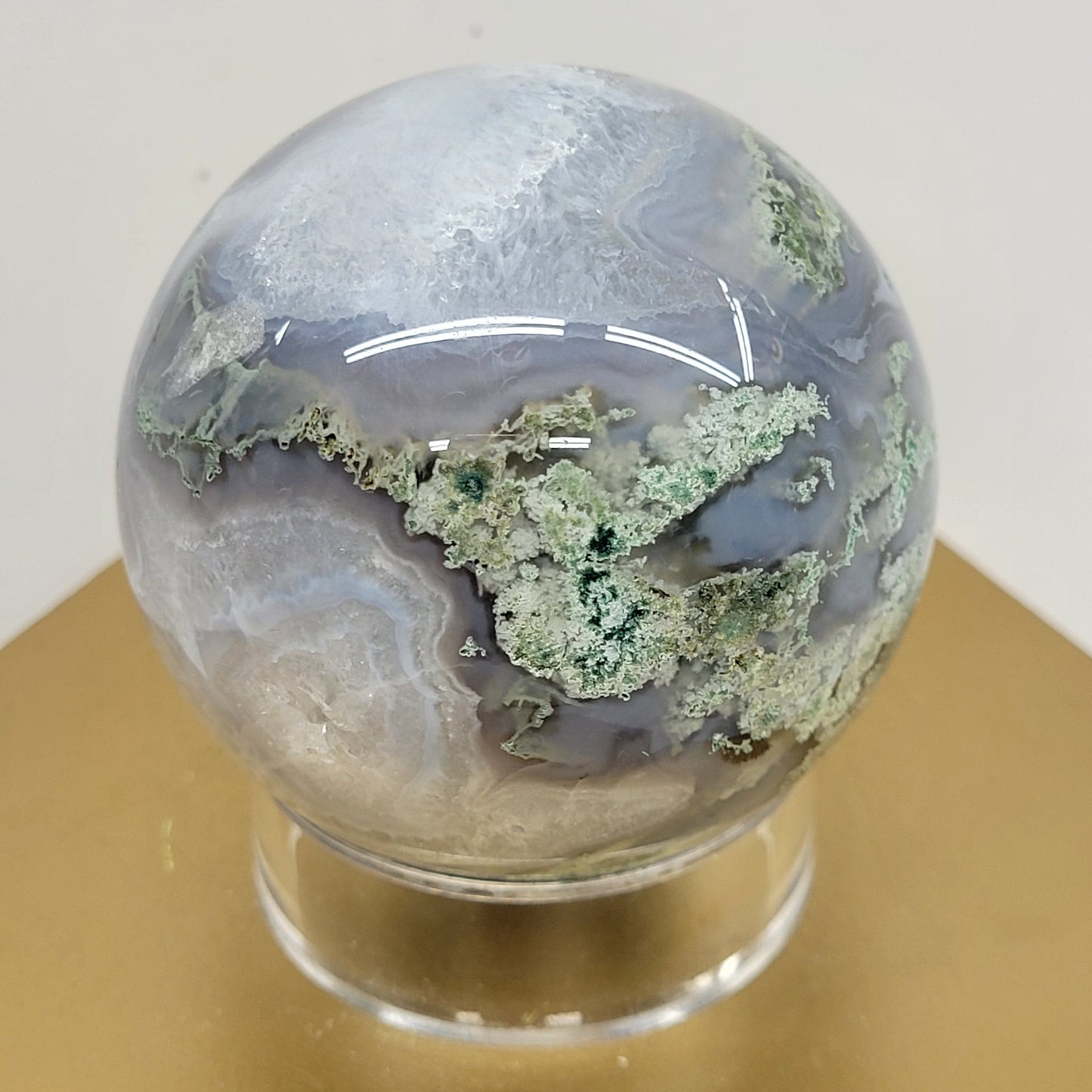 Moss Agate sphere