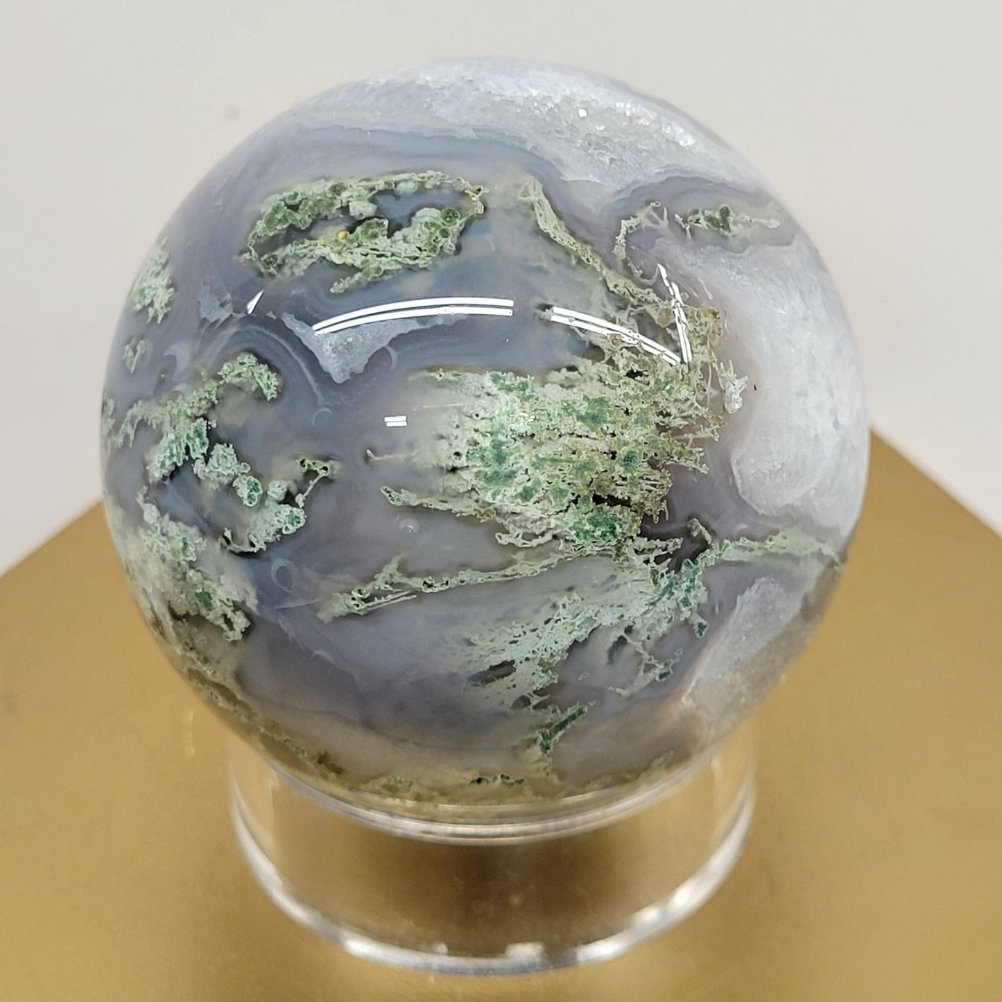 Moss Agate sphere