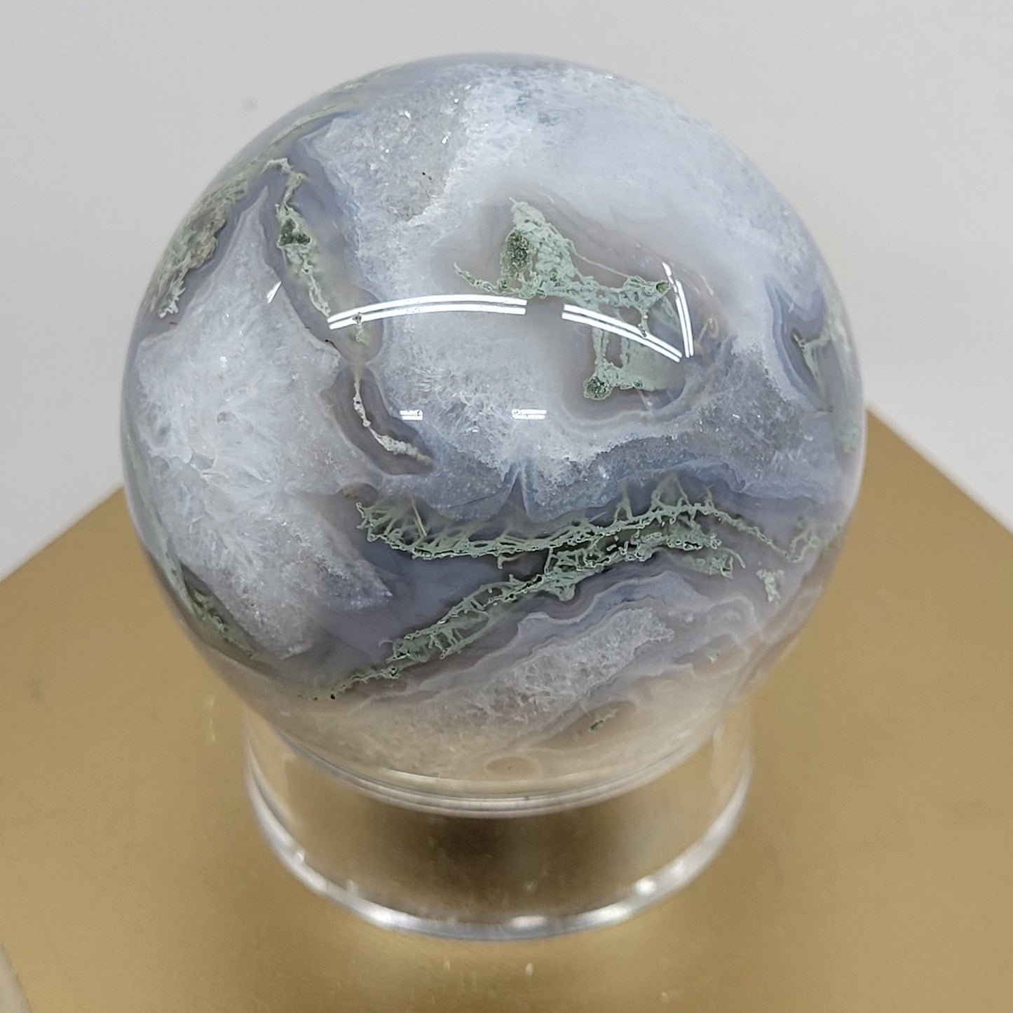 Moss Agate sphere