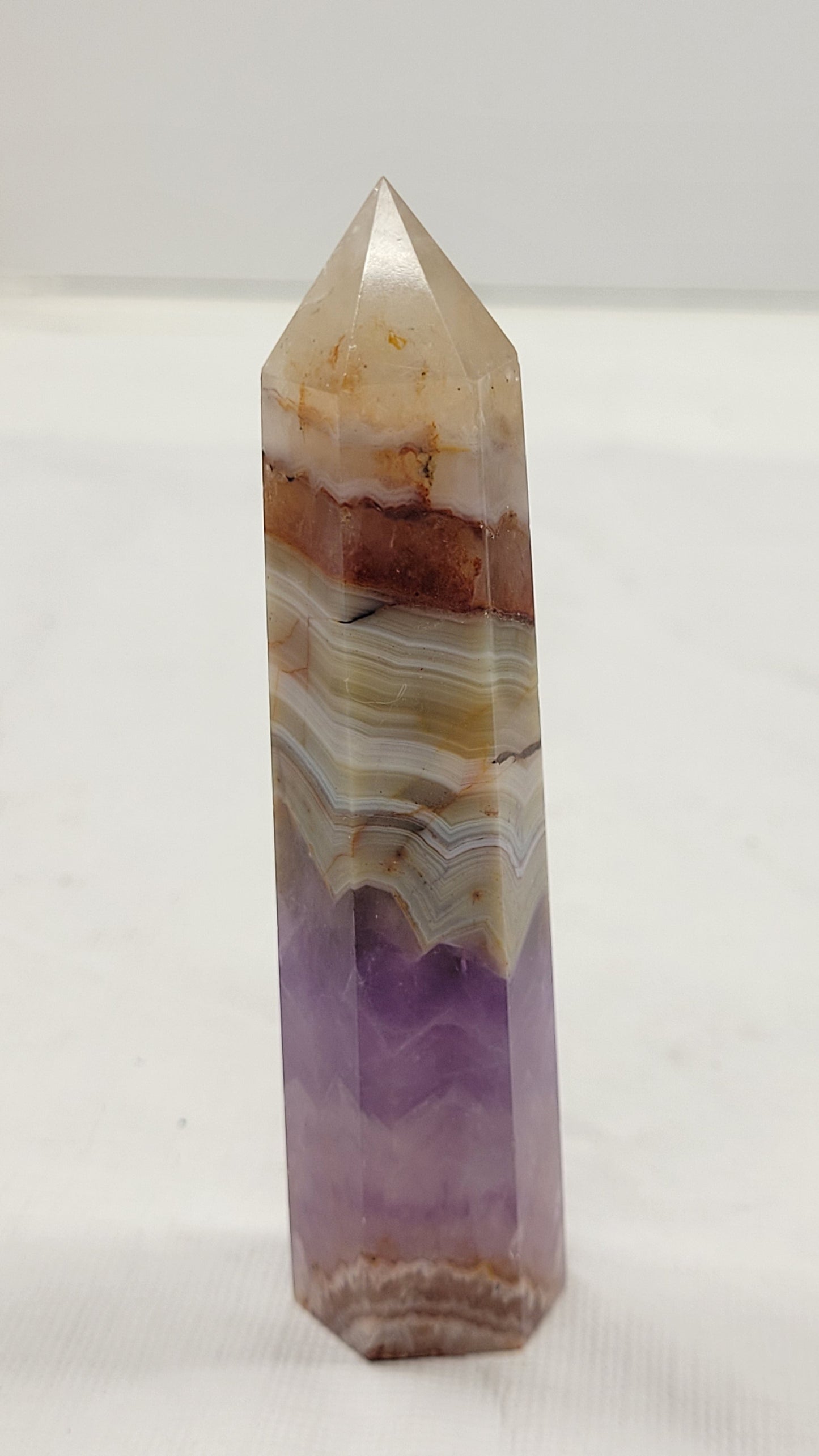 Amethyst w/ Agate tower