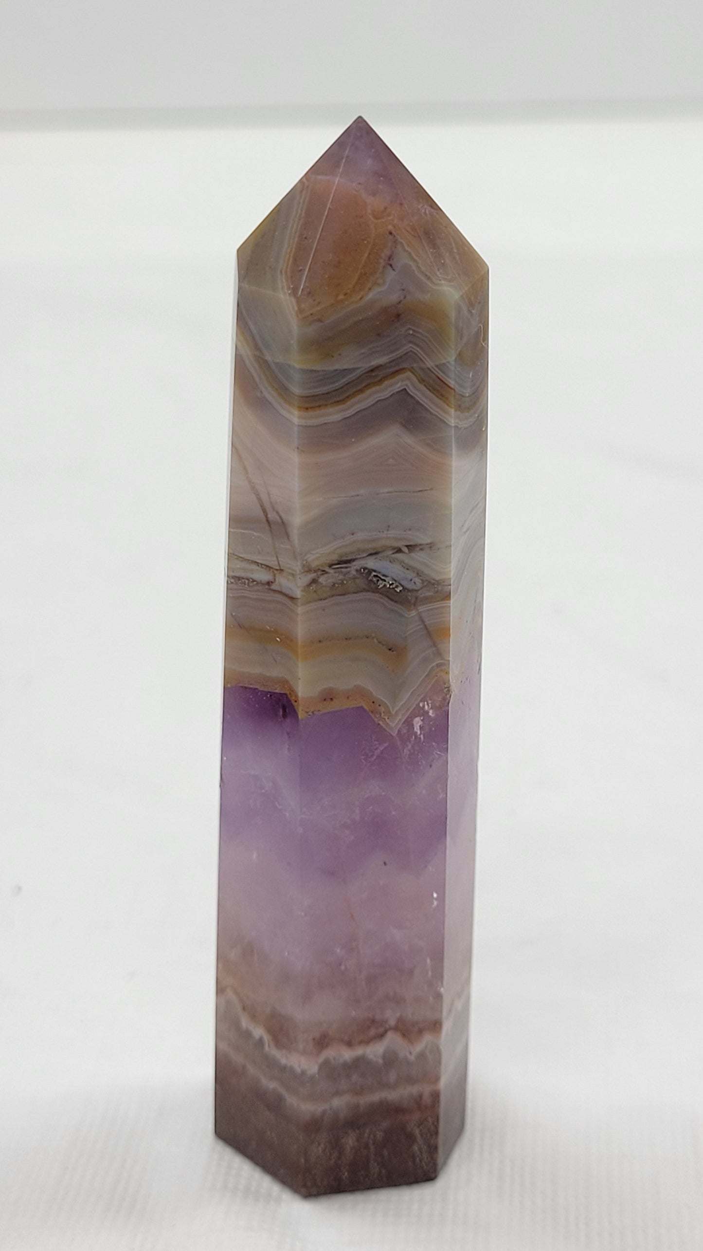 Amethyst w/ Agate tower