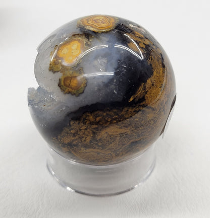 Drusy Agate sphere/egg