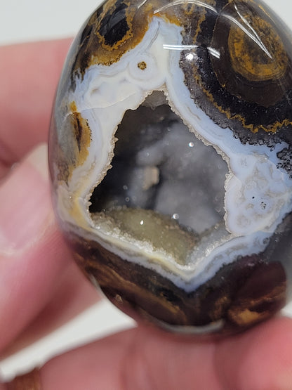 Drusy Agate sphere/egg