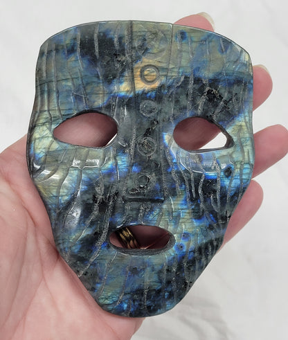 Labradorite masks