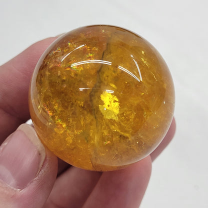 Yellow Fluorite sphere