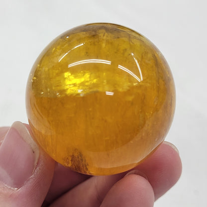 Yellow Fluorite sphere