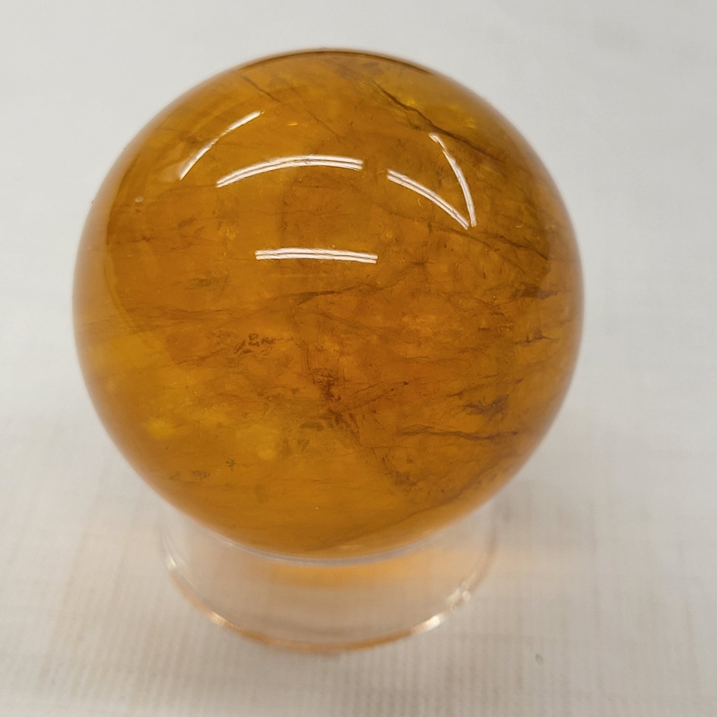 Yellow Fluorite sphere