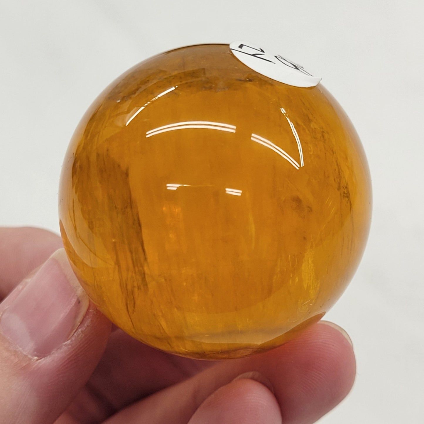 Yellow Fluorite sphere