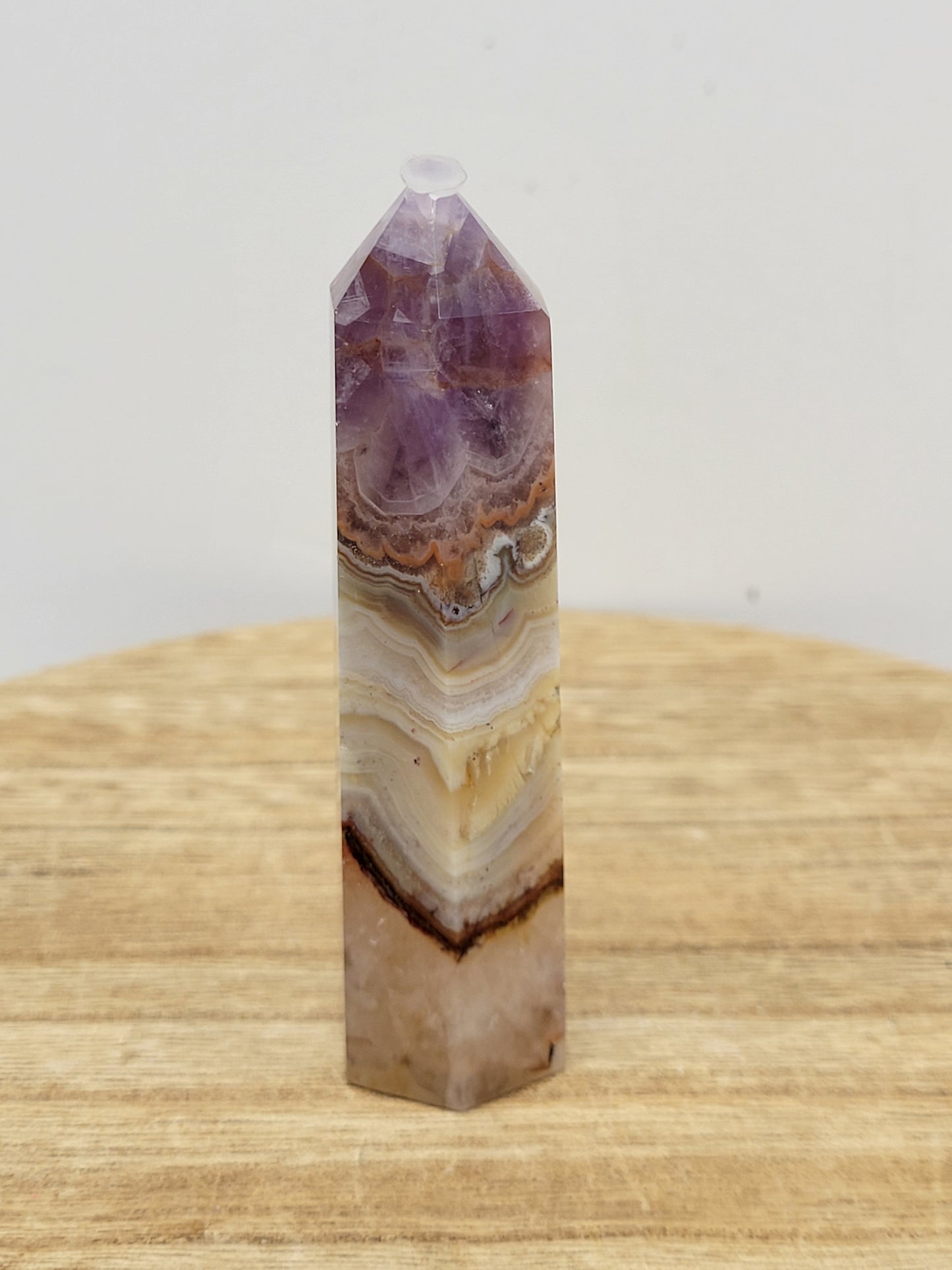 Amethyst w/ Agate tower