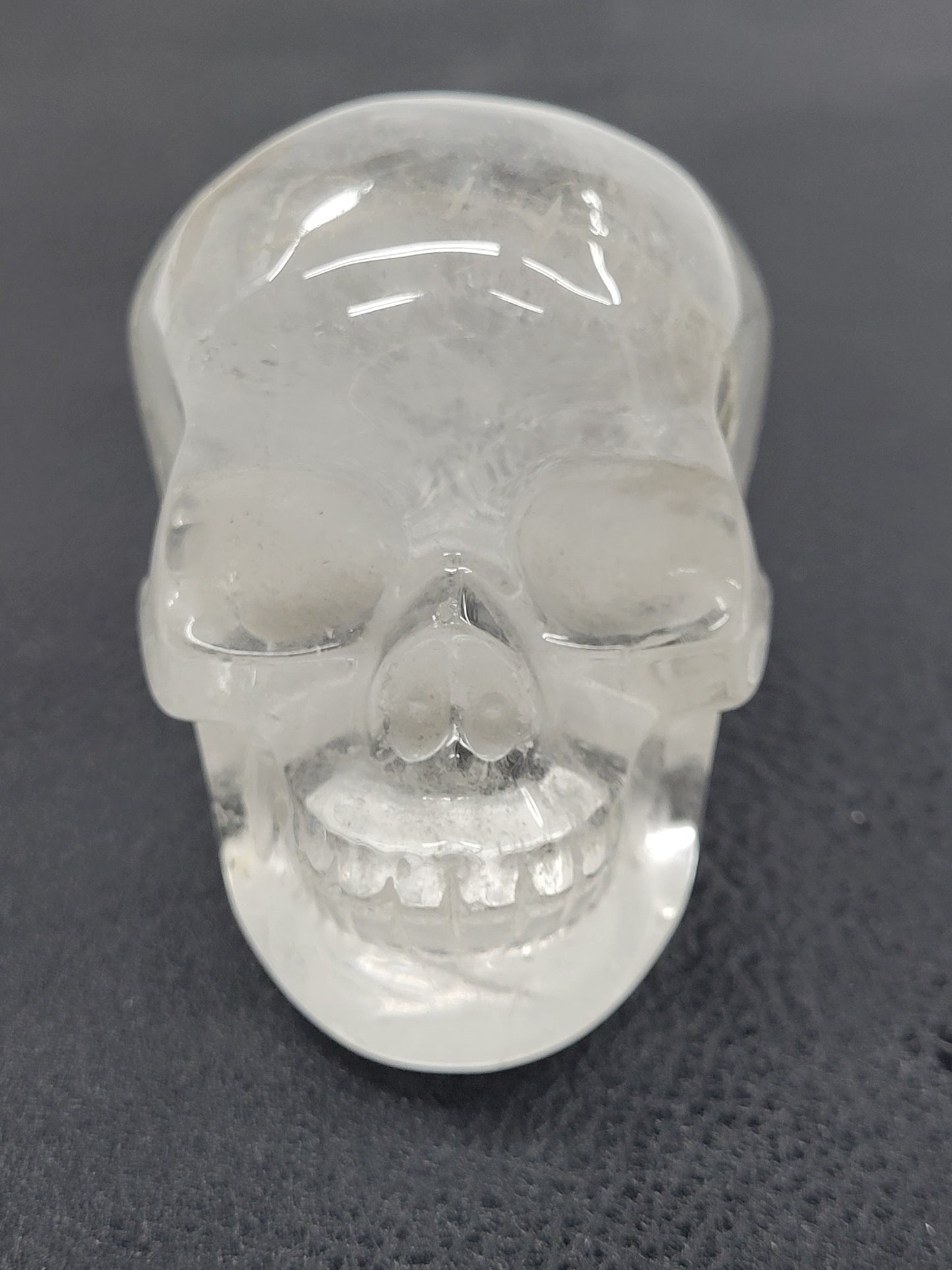 Skull large - Clear Quartz