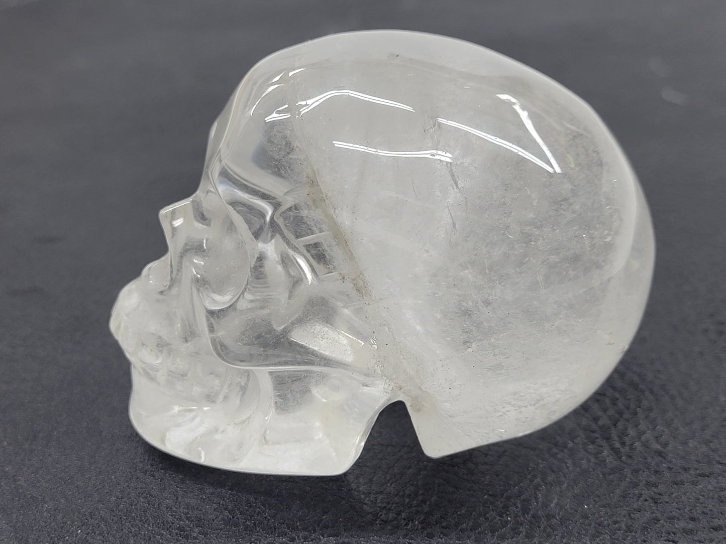 Skull large - Clear Quartz