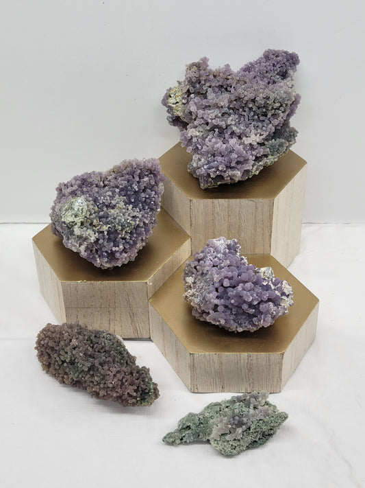 Grape Agate raw specimens