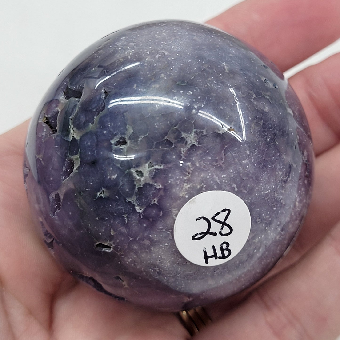 Grape Agate sphere