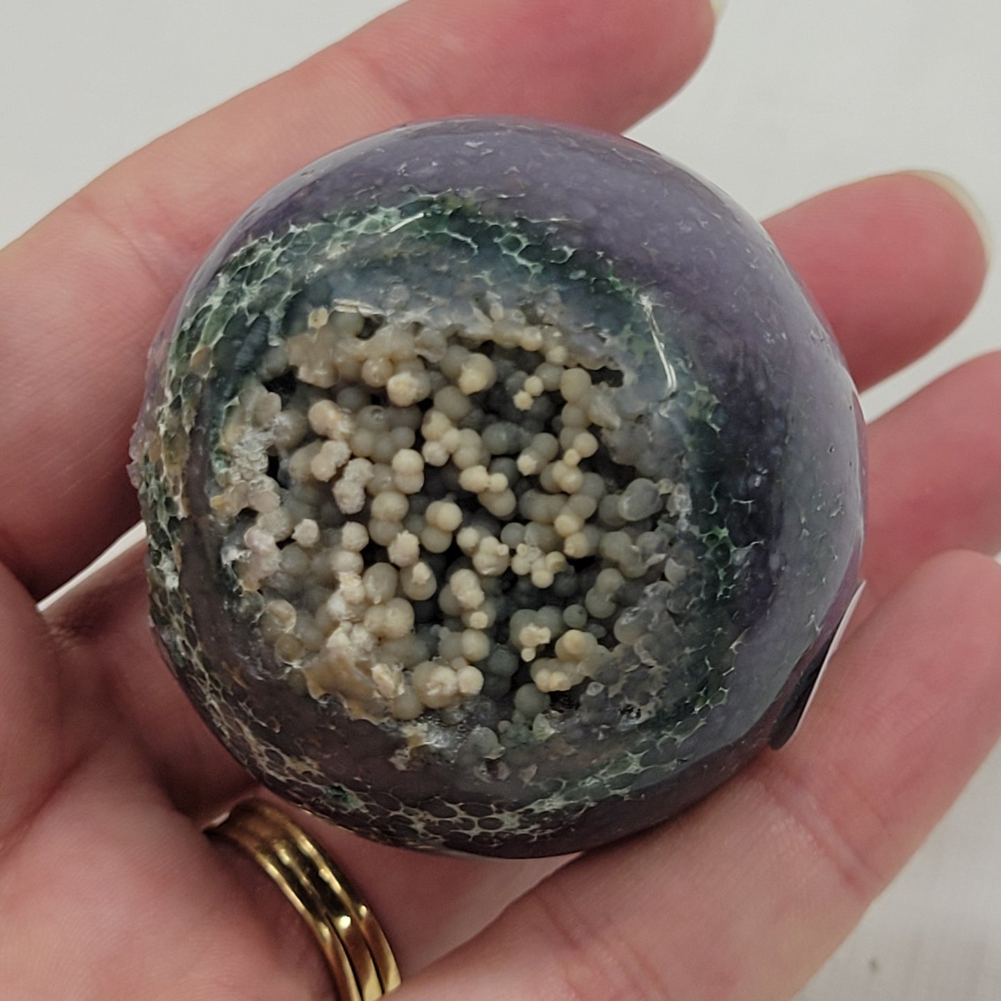 Grape Agate sphere