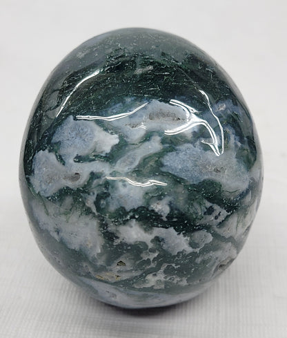 Skull large - Moss Agate