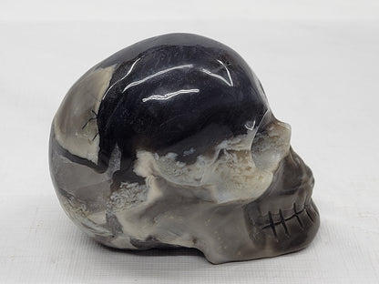 Volcano Agate skull