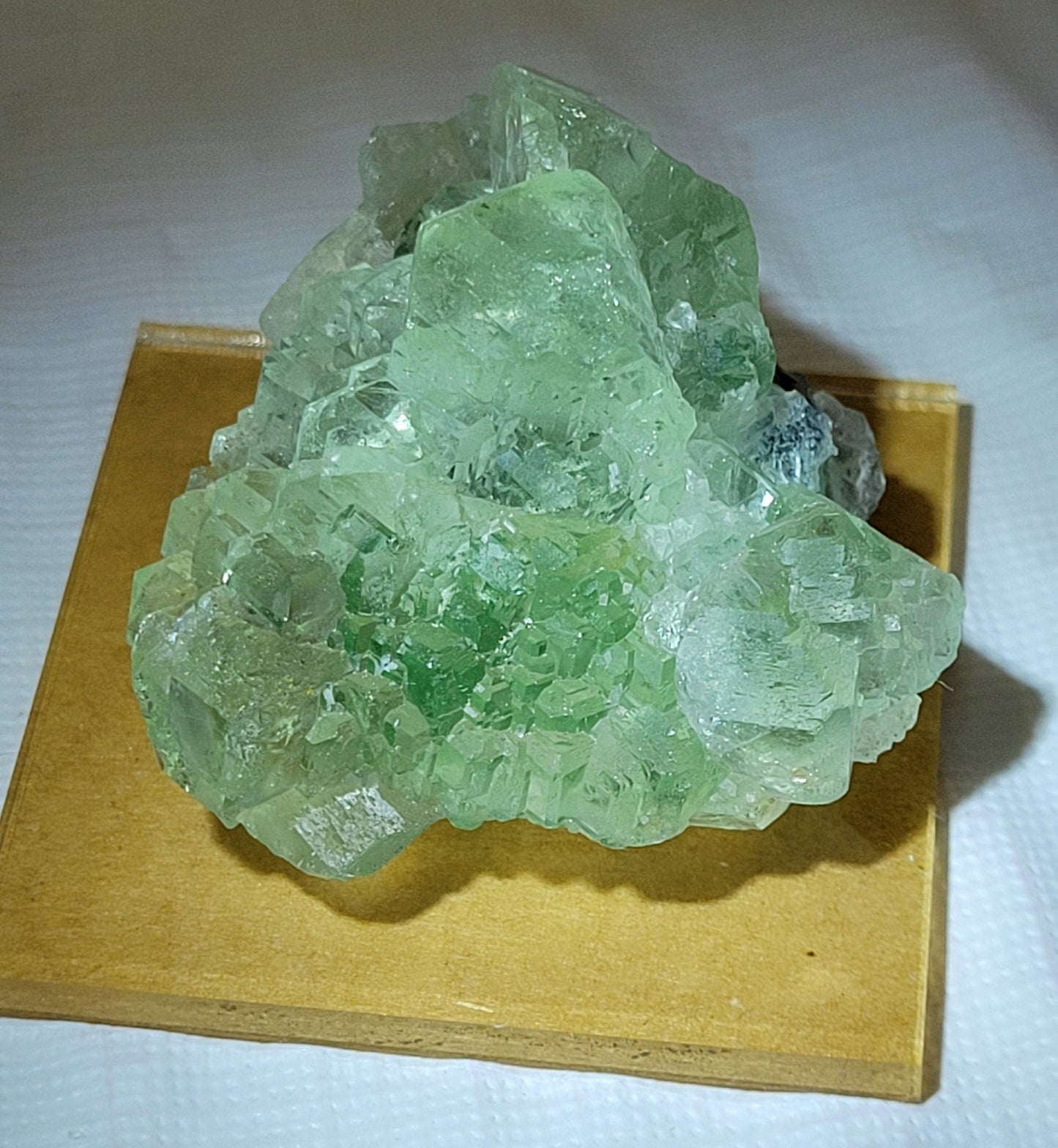 Green Stepped Fluorite specimen