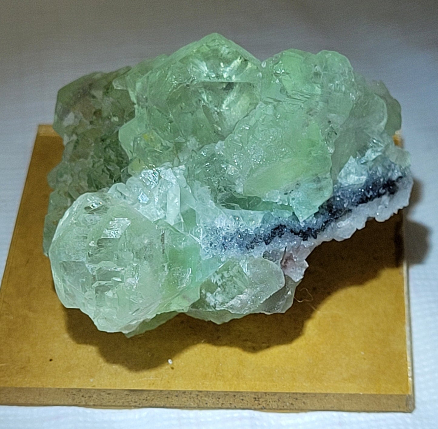 Green Stepped Fluorite specimen