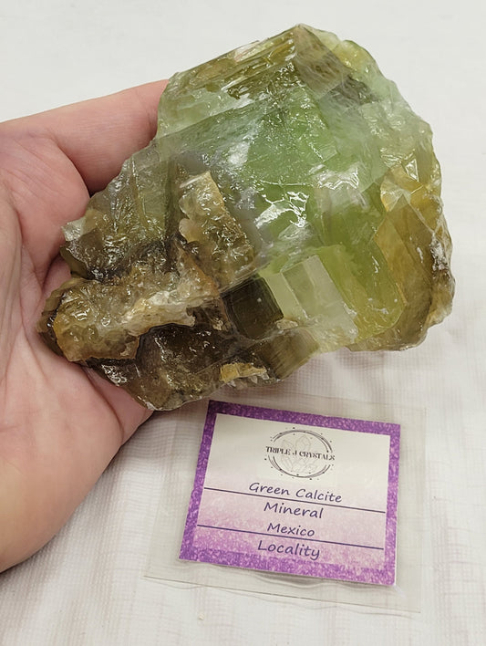 Green Mexican Calcite specimen