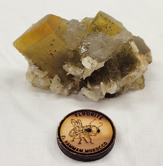 Yellow Fluorite - Morocco